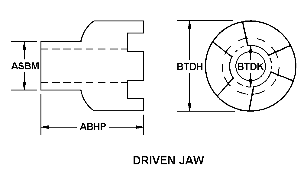 CLUTCH HALF,POSITIV | 3010-00-269-3860, 002693860 CLUTCH HALF,POSITIV | 3010-00-269-3860, 002693860