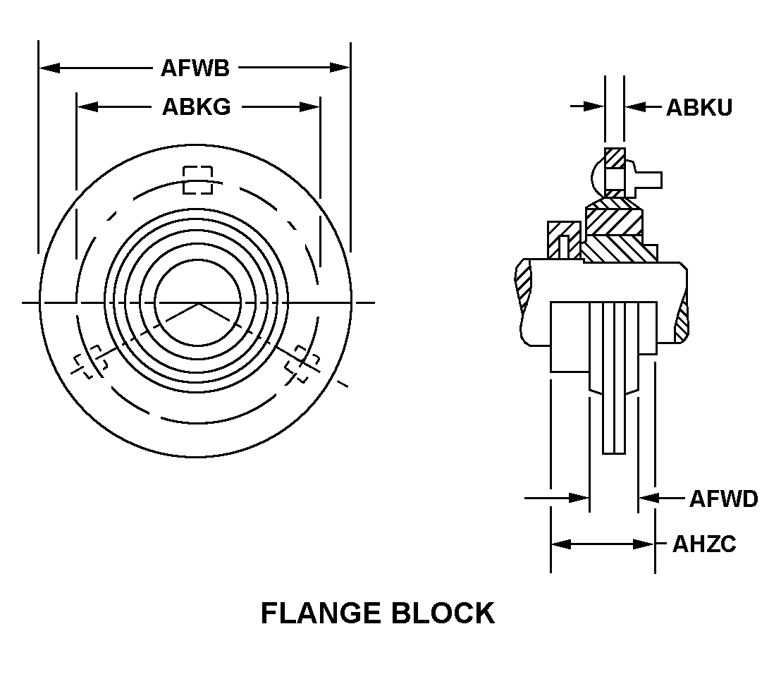 BEARING UNIT,PLAIN | 3130-00-007-6344, 000076344